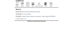 Desktop Screenshot of mat8854.net