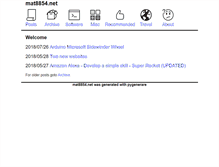 Tablet Screenshot of mat8854.net
